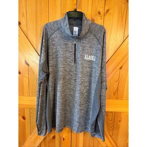 Crazy Apparel “Alaska” 1/4 Zip Pullover Athletic Shirt NWT Size 2XL (7029)